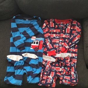Bundle of boys 4t winter jammies